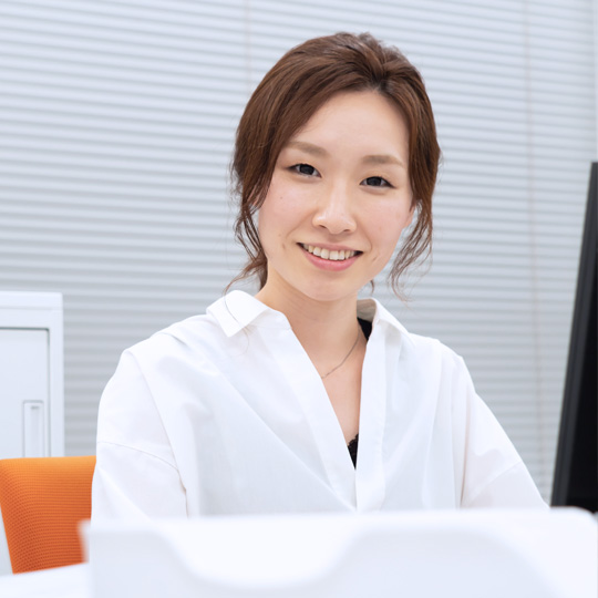 みなさんに安心していただける社内の環境作りをこれからも上司や先輩方と共に取り組んでいきたいと思います
