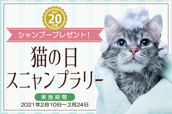 【終了】猫の日スニャンプラリー開催のお知らせ