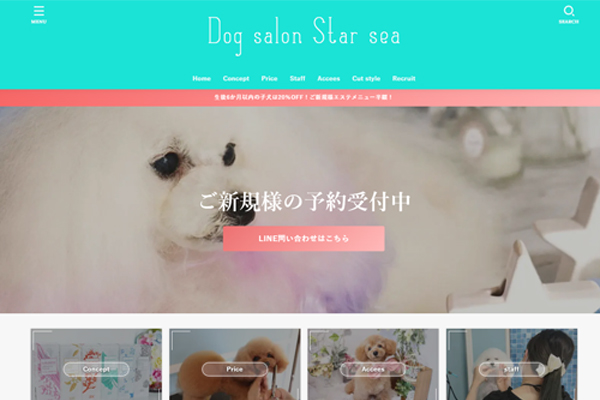 トリミングサロン「Dog salon Star sea（スターシー）」様にゾイック スキモを紹介していただきました。